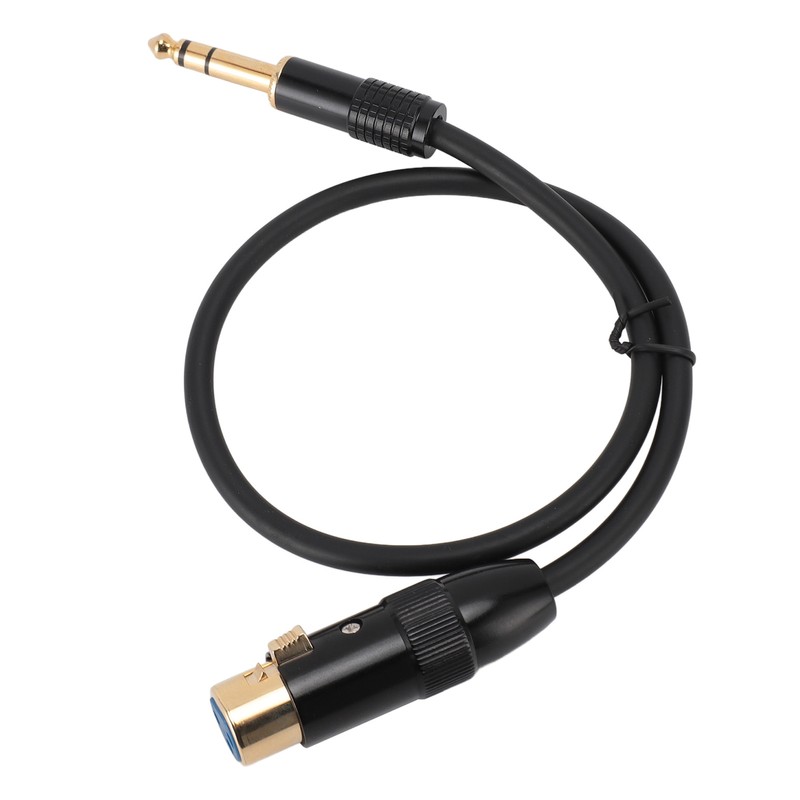 XLR to 6.35mm Cable Female to Male Gold Plated XLR
