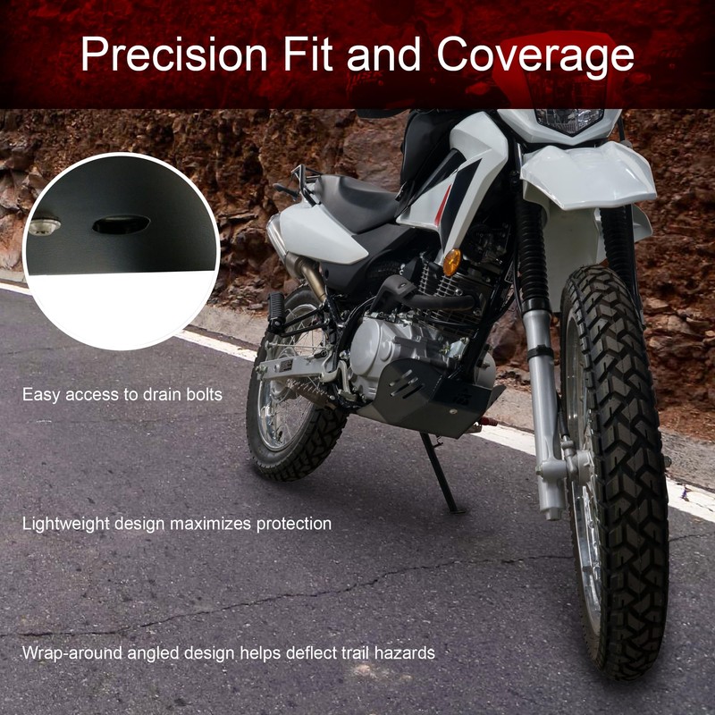 Tusk Aluminum Heavy-Duty Skid Plate for Engine Protection Bash Glide