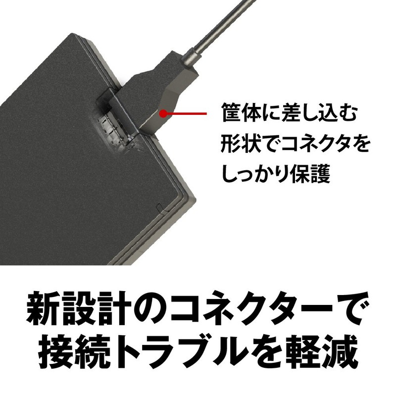 BUFFALO USB 3.1 (Gen.1) Compatible Portable Hard Drive Standard Model