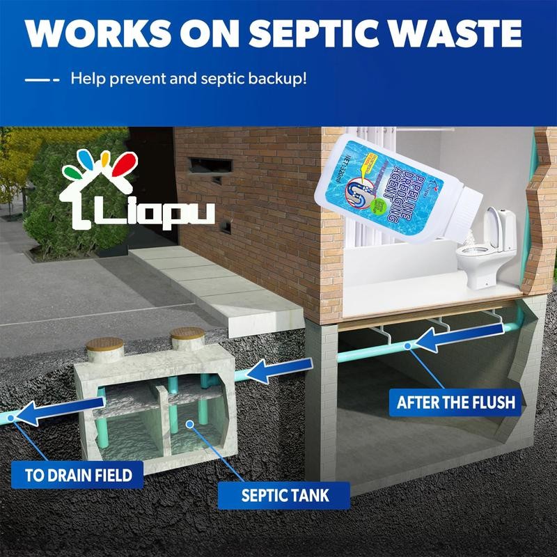 Liapu Powerful Pipe Dredging Agent for Kitchen and Toilet Pipelines