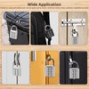 MroMax 1Pcs 10-Digit Combination Padlock Push Button Lock for Locker