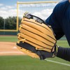 Baseball Glove - Softball Practice Mitts - Leather Outfield Softball