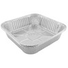3 x SQUARE ALUMINIUM FOIL ROASTING DISH - 21 x