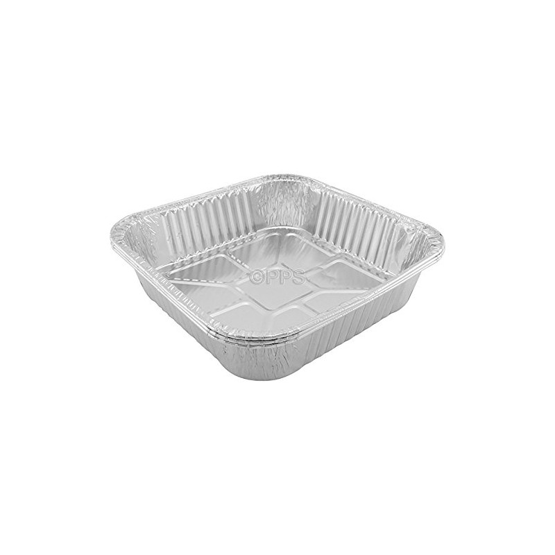 3 x SQUARE ALUMINIUM FOIL ROASTING DISH - 21 x