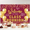 Dill-Dall Welcome to Class Reunion Backdrop Wall Banner, Class of