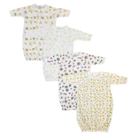 UD_Unisex Newborn Baby 4 Piece Gown Set Nc_0745