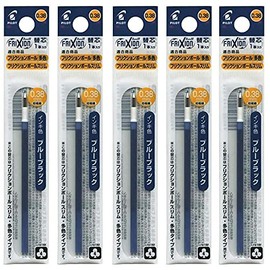 Pilot LFBTRF12UFBB FriXion Ball Slim Refill for Other Color Types 0.38mm Blue Black 1 Pack x 5 Pack Set