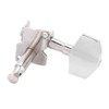Ukulele Pegs 2L2R Silver Classical Style Ukulele Tuning Pegs Machine