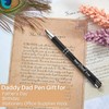 Fathers Day Pen Black Best Dad Ever Pen Black Ink