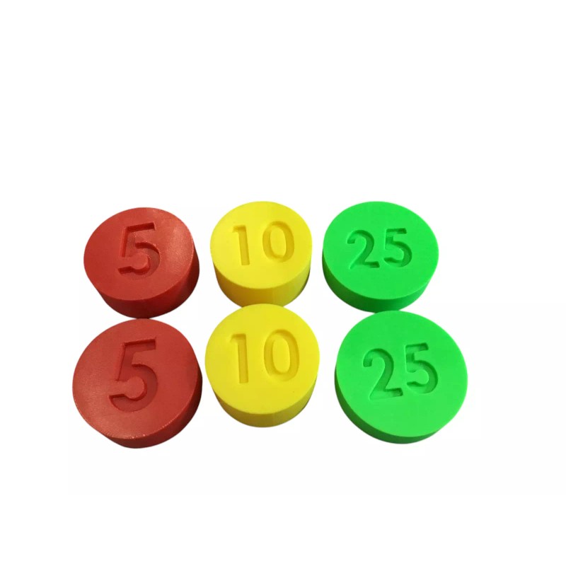 Fisher-Price Cash Register 6 Coin Set replacement parts for 926