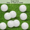 Adwikoso 50 Pack Plastic Golf Training Balls with 2 Golf