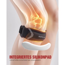 MitButy Patella Tendon Knee Brace (2-Pack) - Adjustable Knee Brace for Men and Women