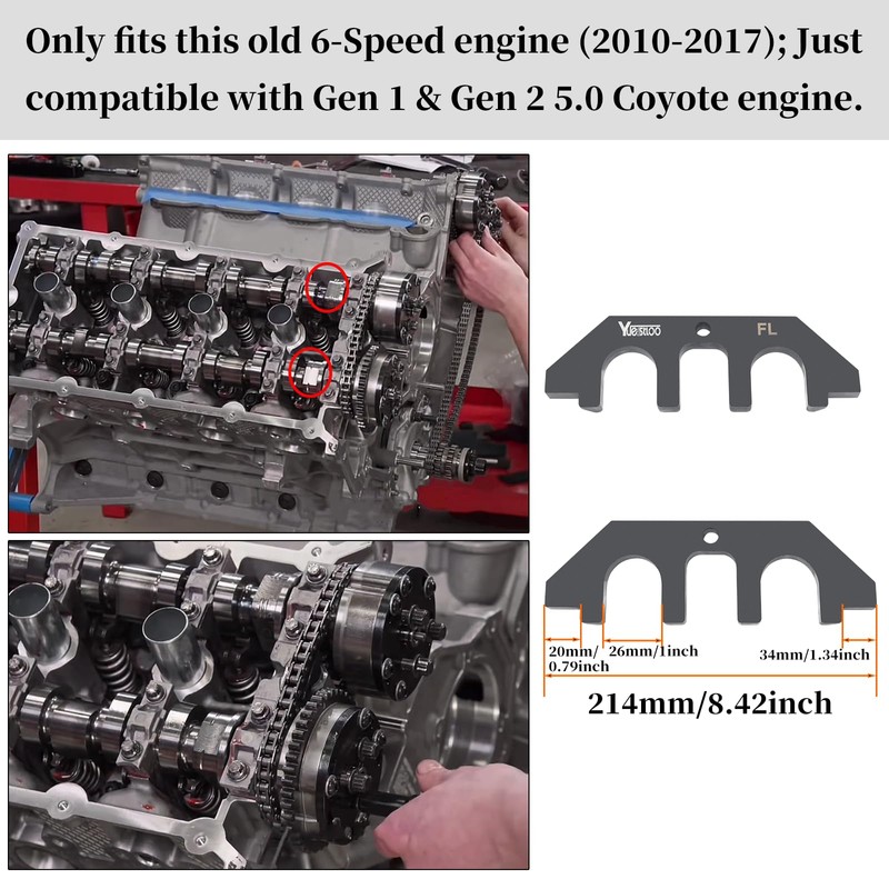 Camshaft Holding Alignment Timing Tool, Compatible with Ford F150 Mustang