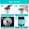 CASABREWS CASKF02 Reusable K Cup Filters, 2 Pack Stainless Steel