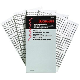 Ideal 775103 1-45 Wire Marker Booklet