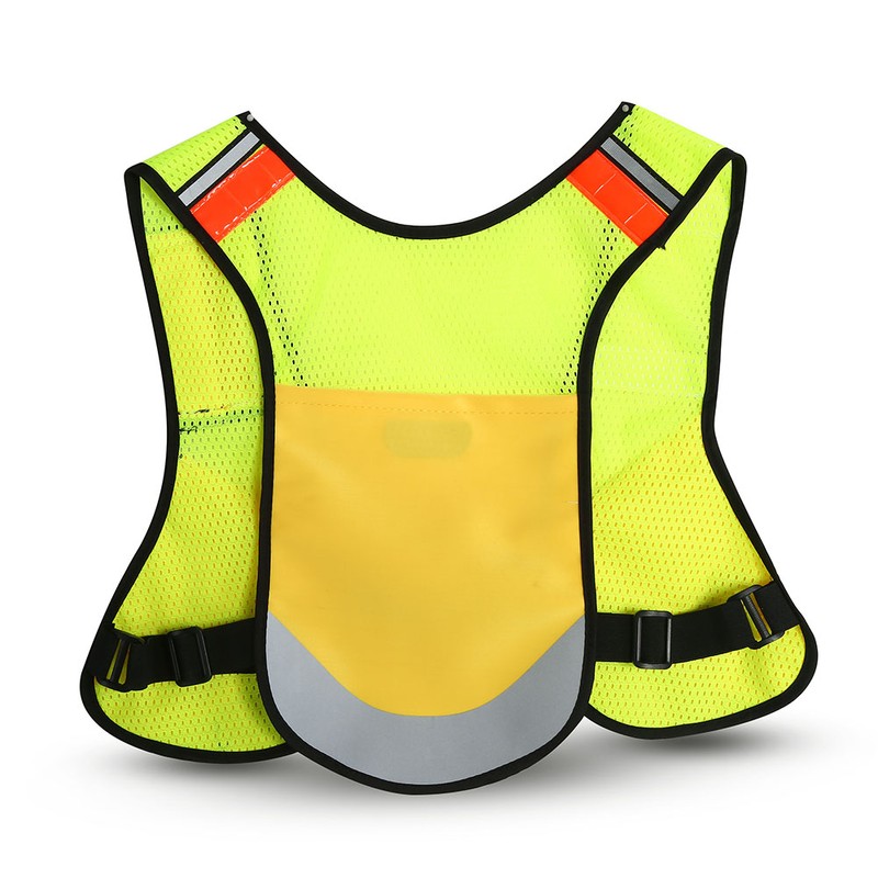 Multi function Night Sporting Reflective Cycling Running Vest Hiking Jacket