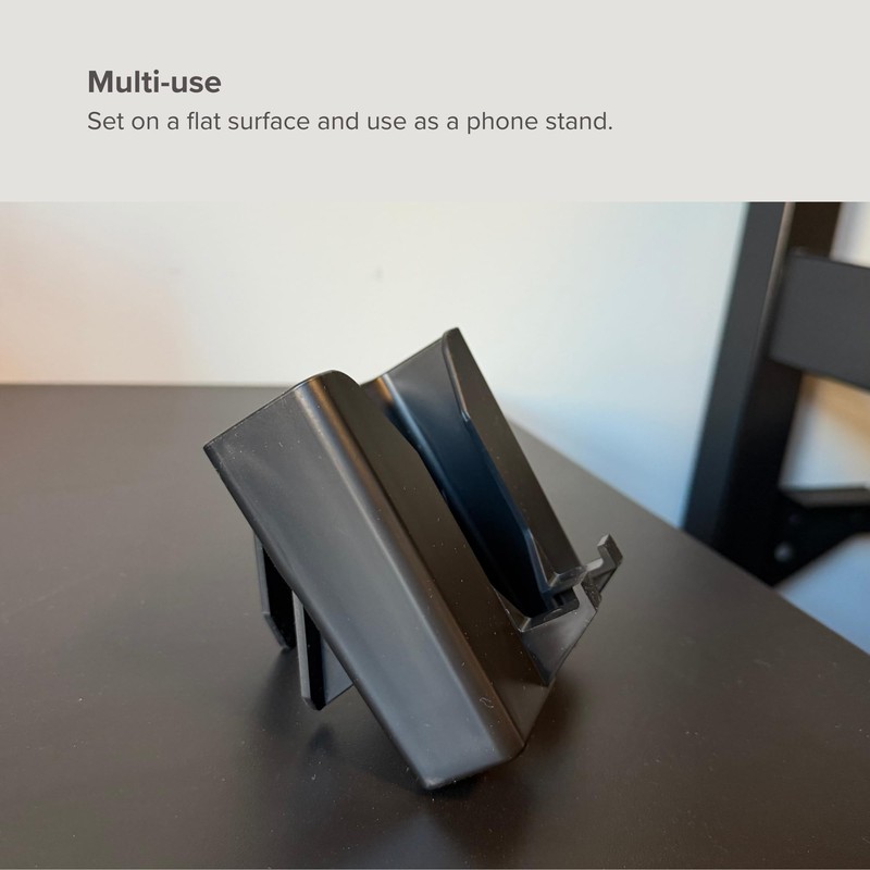 VersAttach BunkDoc Bedside Phone Holder for Bunk Beds, Lofted Beds,