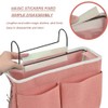 zalati Bedside Storage Pocket Bedside Caddy Organizer Pocket Hanging Baskets