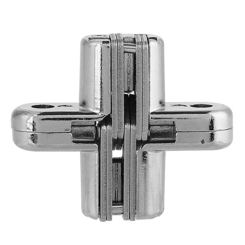 180 Degree Hidden Hinges Invisible Concealed Cross Door Hinge Easy