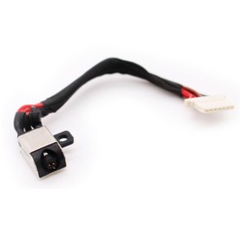 New Laptop Power Jack Cable Replacement For Dell Inspiron 13 5370 Vostro 5471 P/N P87G P88G 0TV8K5 TV8K5 DC Harness Socket Cable 80mm Length 7 pins Connection with 4.5 X 3.0mm Pin size