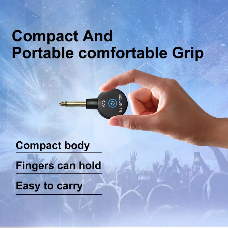 Universal 2.4GHz Wireless Guitar System Adapter Transmitter Receiver For Guitar