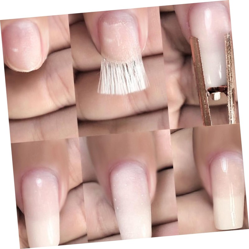 Healeved 100pcs Fiberglass Nail Extension Fiber for Manicure Shape and