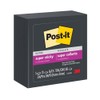 3M Post-it Notas Super Adhesivas color Negro, 5PK con 70