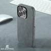 AKANTRA Alcantara Case for Apple iPhone15 Pro Max, Handmade Semi
