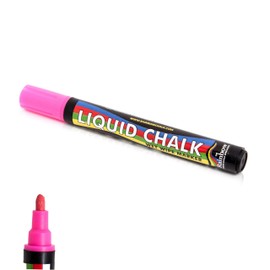 Liquid Chalk Marker Pen Pink - 5mm Bullet Nib