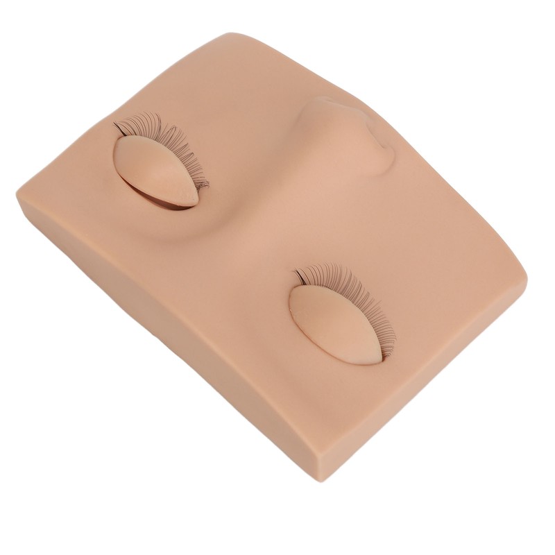 Eyelash Mannequin Head Practice Realistic Half Face Makeup Head Training