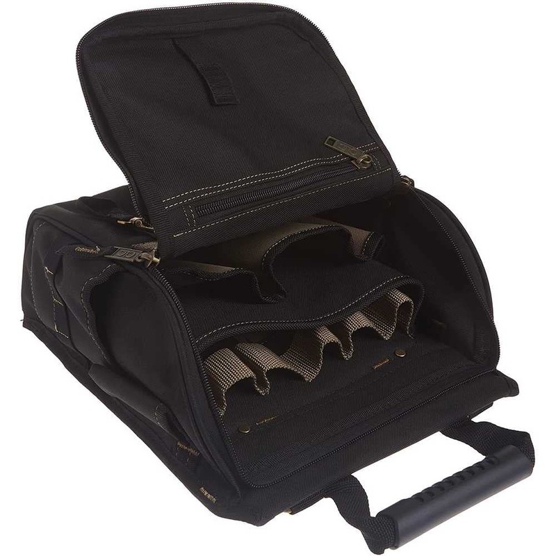 CLC Custom Leathercraft 1509 Zippered Professional Electricians Tool Pouch, 21