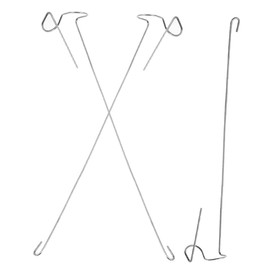 BESPORTBLE 3pcs Air Plant Holders Practical Tillandsia Hanging Hooks for Balcony Wedding Decoration Smooth Edges Lightweight Display Rack for Air Plants