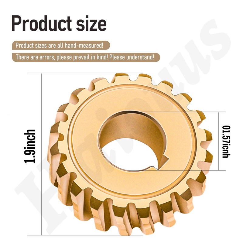 Worm Gear 20T 917-04861 Compatible with MTD Cub Cadet Craftsman