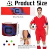 UNINGYI Pack of 5 Captain's Armband Football, Adjustable Captain's Armband