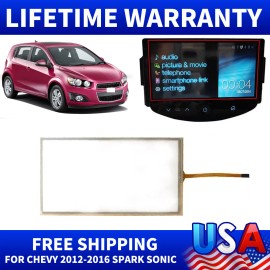 CNPAPC Fits 2012-2016 Chevy Spark Sonic MYLINK Navigation Radio Display Touch Screen 7"