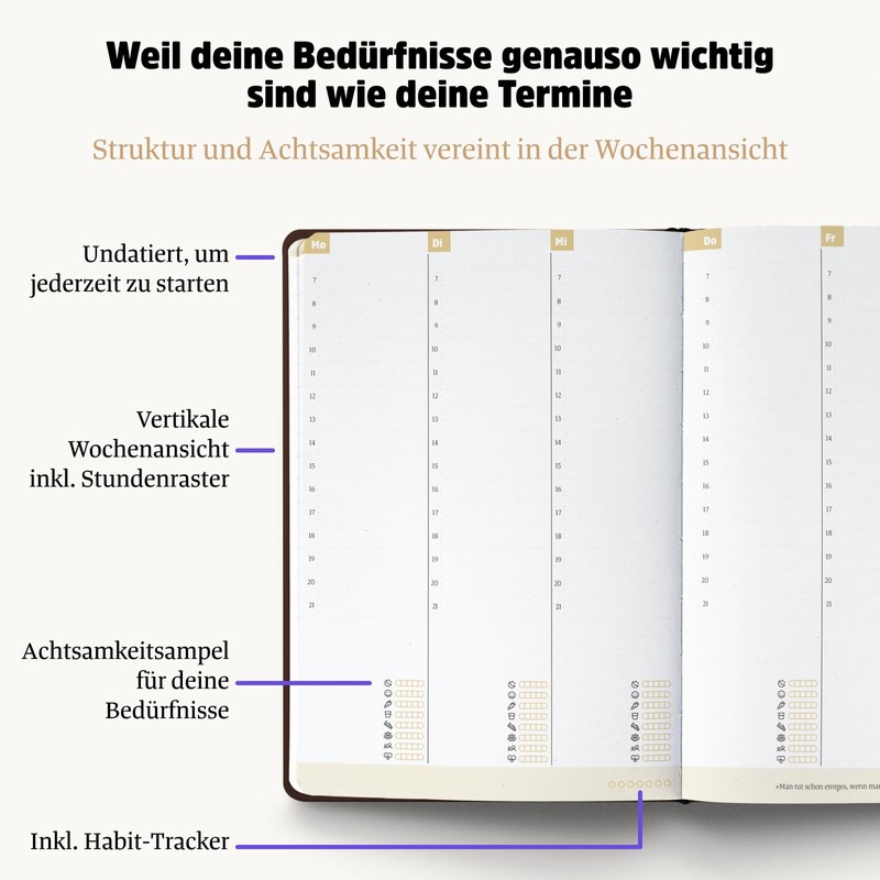 Ein guter Plan Pro Timeless - Compact Diary for More