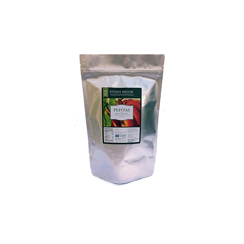 Stony Brook Pepitas (Roasted Pumpkin Seeds) - 16 oz.
