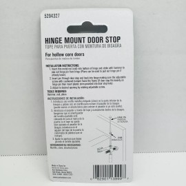 ACE Hinge Mount Door Stop for Hollow Core Doors White  #5294327