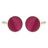 cravateSlim Fuchsia Cufflinks, fuchsia