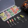 Crappie Lures Soft Plastic Lures Kit - 44pcs Crappie Baits