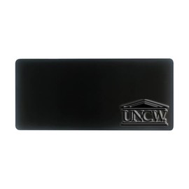 OTM Essentials University of North Carolina at Wilmington Alumni Desk Mat, Durable Office Supplies, Non-Slip Base, Responsive Desk Pad with Smooth Surface, Black