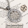 Norse American Viking Viking Vegvisir Compass Elder Futhark Rune Stainless