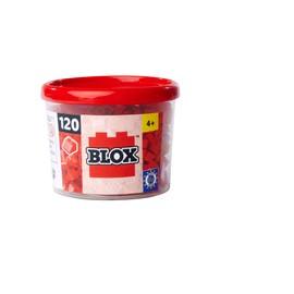 Simba Blox 120 Roof Blocks in Red, Building Blocks for Children from 3 Years, High Quality, Clamping Blocks, Fully Compatible with Many Other Manufacturers