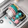 Urackify Expandable in Sink Dish Drying Rack - Adjustable Dish