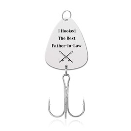 Father in Law Gifts for Wedding Day Gift for Father Dad in Law Fathers Day Retirement Gifts for Men Groom Dad Birthday Presents for Daddy Dada of The Groom Thank You Gift Fun Fishing Stuff for Fish