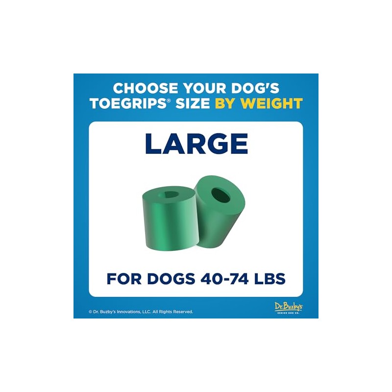 Dr. Buzby's Toegrips para Perros – Tracción Instantánea En Suelos