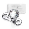 WARRIOR Sterile Piercing Titanium Dermal Anchor G23 ASTM F136-13 with
