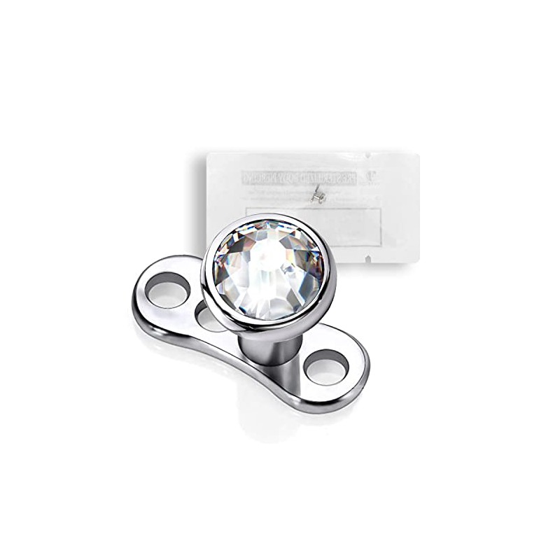 WARRIOR Sterile Piercing Titanium Dermal Anchor G23 ASTM F136-13 with