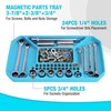 DURATECH 2-Piece Silicone Tool Tray, Premium Non-Slip Flexible Tool Organizer