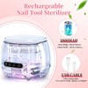 BQAN Rechargeable Nail Tool Cleaner, 3 Timers Mode Jewelry Cleaner,